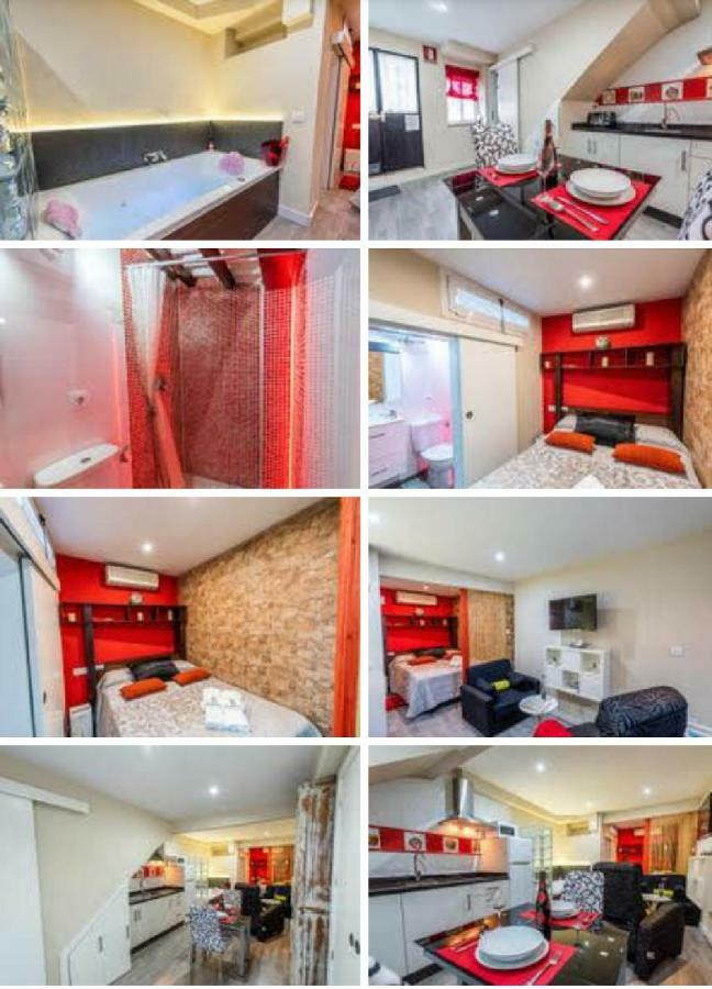Апартаменти Loft "Coqueto" Rojo Убріке Екстер'єр фото